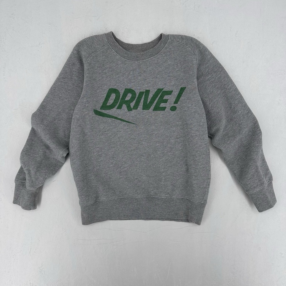 Bellerose Drive Sweatshirt Kids Size 12 Heather Gray Raglan Cotton‎ Blend
